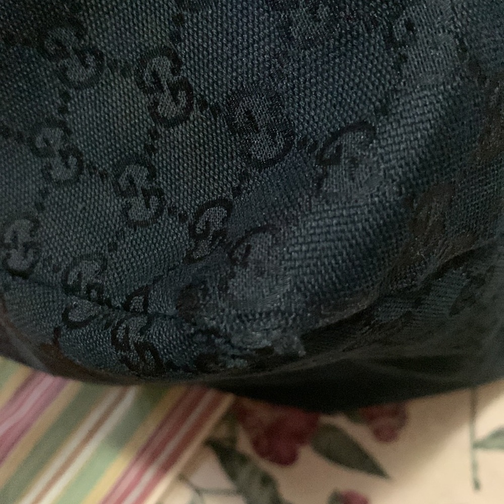 Gucci black fabric & leather trim hobo bag. OBO - Picture 11 of 12